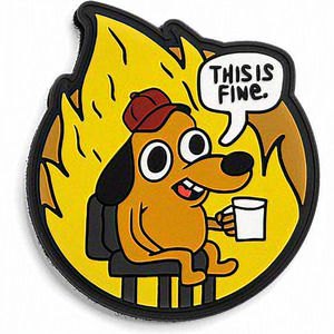 This is fine Tactical Military Morale Hook and Loop‎ Patch